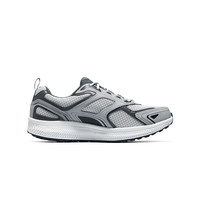 Skechers斯凯奇男鞋跑鞋透气网面跑步鞋舒适缓震回弹休闲运动鞋 34-灰色/海军蓝色 42