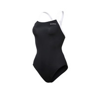 BARREL 韩国2024新款女士撞色竞技专业训练室内三角连体泳衣