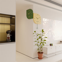 章誉 简约现代 双面挂钟 GP3121504 胜在兔年基础款