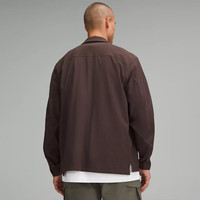 露露乐蒙lululemon丨Grid Fleece 男士网格拉绒外套式衬衫 LM3FBYS 浓缩咖啡色 XL