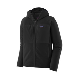 Patagonia 巴塔哥尼亚 R2 TechFace Hoody 男士保暖舒适运动抓绒毛呢衣83730 黑色 XL