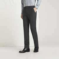 雅戈尔（YOUNGOR）套西裤子男西服裤西装裤西裤羊毛材质秋冬季保暖 YOTX227222DJY裤子 170/78A