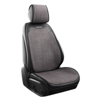 嘉柏兰汽车坐垫亚麻半包围坐垫四季通用坐垫通风透气舒适座椅套座套车垫
