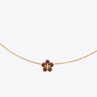 补贴购：TORY BURCH Kira 花朵珐琅吊坠项链 147287