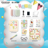  FUJIFILM/富士 3英寸相纸 手机照片打印机+相纸+收纳包+相册+肩带  鼠尾草绿
