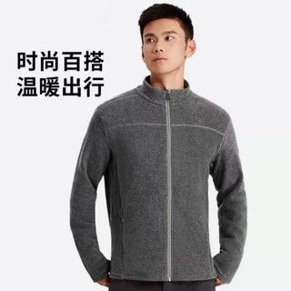 百亿补贴：迪卡侬 DECATHLON 户外摇粒绒绒衣加厚外套冲锋衣内胆上衣保暖秋冬