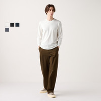 优衣库 UNIQLO 男装HEATTECH EXTRA WARM棉混纺圆领T恤 469980