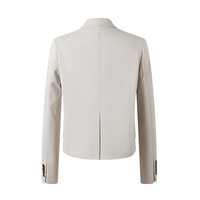 Navigare意大利小帆船西装女士春季通勤短款小西服休闲百搭女士时尚外套女 太空灰 S