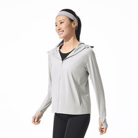 波司登（BOSIDENG）2025夏季女士时尚外套常规科技骄阳防晒衣B250525136 冷月灰8063 S 160/84A