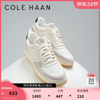 COLE HAAN 歌涵 colehaan/歌涵 男士休闲鞋 新款时尚舒适透气轻盈缓震运动小白鞋C36131 米色-C36131 40.5