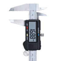 普利赛拉 数显游标卡尺不锈钢尺身高精度珠宝文玩 0-150mm丨黑色 GZC138