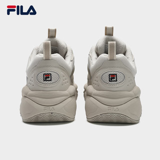 FILA 斐乐男鞋PEASE加绒豌豆鞋舒适轻便运动鞋2024冬休闲鞋 燕麦棕-VS 39