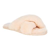 【黄梦莹同款】EMUAustralia女士羊毛拖鞋居家休闲时尚毛毛拖 炭灰色 | 羊皮毛一体拖鞋 | 拍大两码 36