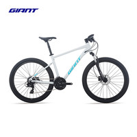 捷安特（GIANT）25款ATX 720铝合金24速油压碟刹成人变速山地自行车 全消光银鼠灰 26×14 XS 145-160cm
