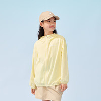 asics亚瑟士童装25年夏男女UPF50+冰蝉翼梭织透气防晒服 3000黄色 170