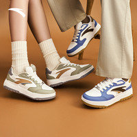 安踏982丨熊猫色经典板鞋男女同款冬季百搭鞋 【巴黎配色-女】象牙白/基础黑-1 38