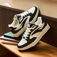 安踏982丨熊猫色经典板鞋男女同款冬季百搭鞋 【女】象牙白-15 37.5