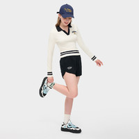 FILA 女装FUSION系列时尚POLO衫女士针织长袖衫