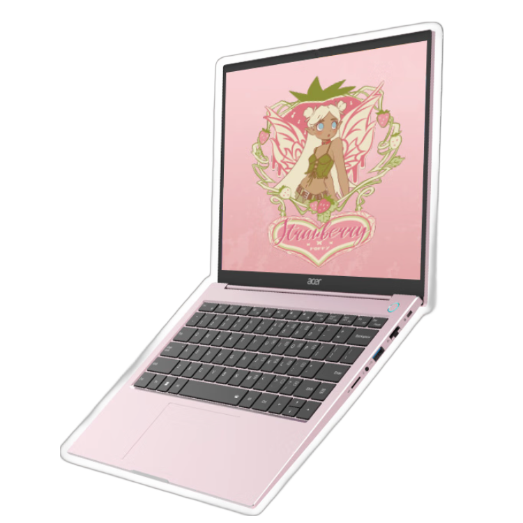 acer 宏碁 非凡Go公主本 泡泡玛特联名限量款 十三代酷睿版 14英寸 轻薄本 粉色（酷睿i5-13420H、核芯显卡、16GB、1TB SSD、2.2K、IPS、60Hz）