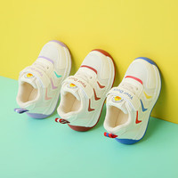 妙优童(miaoyoutong)儿童学步鞋秋季休闲男童网鞋中小童透气轻便女童运动鞋 T-09蓝色 26 码内长15.8cm