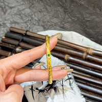 瑾惜金包银乾坤圈哪吒手镯同款款不掉色 包金2.5g-约30g（发） 56圈号