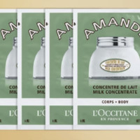 L'OCCITANE 欧舒丹 身体乳小样甜扁桃美体乳6ml*4