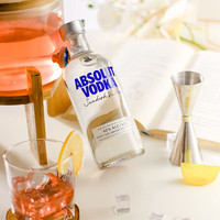 绝对伏特加（Absolut Vodka）洋酒 40度 瑞典鸡尾酒 调酒基酒 长岛冰茶 原味 1000mL 2瓶