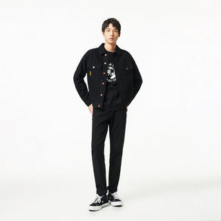 杰克·琼斯（JACK&JONES）宽松舒适棉感潮流翻领OVERSIZED百搭牛仔夹克外套男装225157012 A15 常规