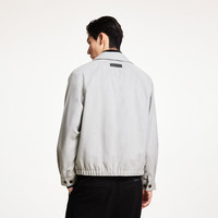 杰克·琼斯（JACK&JONES）春秋时尚百搭休闲舒适多色外套翻领直筒毛呢大衣男224427024 G41浅花灰色 175/96A/M