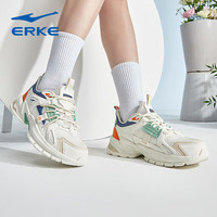 鸿星尔克休闲鞋女夏季透气增高软底防滑户外老爹鞋时尚百搭运动女鞋 36