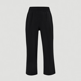 lululemon丨Lightweight 女士轻盈版高腰中长阔腿裤 LW6COJS 黑色 XL /12