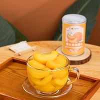 林家铺子糖水黄桃罐头400g即食水果罐头