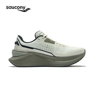 Saucony索康尼SHIFT FLOW凌迅缓震回弹跑鞋男女通勤运动鞋 灰7【男款】 37.5