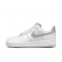 NIKE 耐克 空军一号女鞋AIR FORCE 1白银AF1复古运动板鞋HQ3461-191