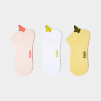 【夏日繁花系列】3双女士袜子夏季薄款女袜抑菌透气短袜棉袜