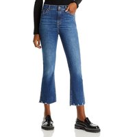 7 for all mankind 自营7 for all mankind女式高腰磨边七分牛仔裤 - 蓝色 【美国奥