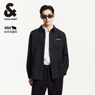 杰克·琼斯（JACK&JONES）潮流百搭春秋外套合集 2251O3005黑色 L