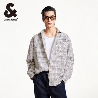 杰克·琼斯（JACK&JONES）潮流百搭春秋外套合集 2251O3025浅灰色 S