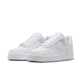 耐克（NIKE）官方AIR FORCE 1 '07 LX 男子空军一号运动鞋HF2893 100白/白/白 39