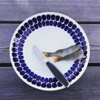 ARABIA 1873【芬兰国家馆】山姆同款复古蓝色24小时马克杯陶瓷咖啡杯北欧餐具 24小时复古蓝系列大盘