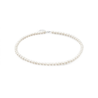 周大生珍珠项链优雅时尚淡水珍珠项链送女友妈妈送长辈女神节生日礼物 珍珠项链  mm