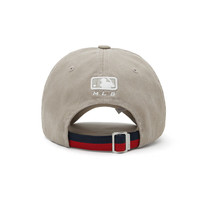 MLB棒球帽子男女通用大品牌速干帽带logo3ACPEE04N-43BGS-F 波士顿红袜队/米黄色