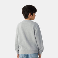 Gap【大小童同款】男童2025春季贴布绣logo卫衣儿童装687540 浅灰色 120 cm(6-7岁)亚洲尺码