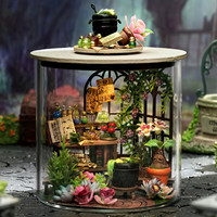 我の屋 小屋圆梦瓶哈利魔法花园手工制作玻璃瓶房子38
