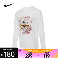 NIKE 耐克 AS M NK TEE LS M90 OC 2 SP25 男款长袖T恤 HJ3349-100