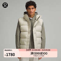 lululemon 丨Wunder Puff 男士羽绒马甲 防风 拒水 LM4AIHS 生亚麻色 2XL