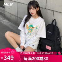 MLB 美职棒（MLB）官方 短袖男女圆领运动龙年春夏新款运动服韩版小标NY情侣休闲T恤