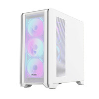 航嘉（Huntkey）V320初恋 全景版海景房机箱 台式电脑机箱（双面钢化玻璃/左右分区/240水冷/7风扇位/M-ATX主板 ） GX750S掠夺者-白色 V350热恋全景版-白色