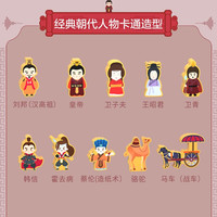 铭塔 MingTa国潮木制积木玩具 拼装早教木制质大颗粒 120粒大汉风云积木