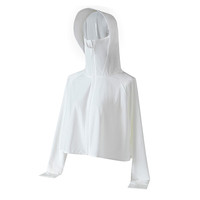 香蜜闺秀防晒衣服女冰丝凉感透气防紫外线斗篷披肩城市轻户外短外套  UPF50+